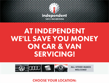 Tablet Screenshot of independentvwservicing.co.uk